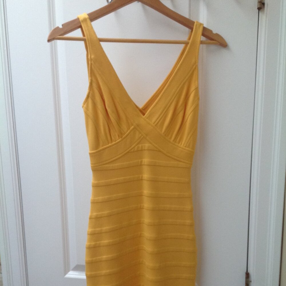 Yellow bandage dress Size Small